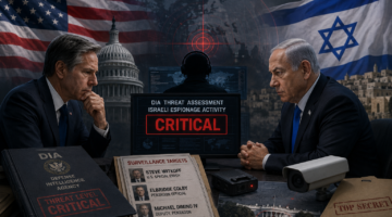 Ilustrasi hubungan Ameriak-Israil memanas( poto : chatGPT )
