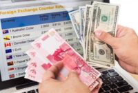 Ilustrasi rupiah dan dollar AS(THINKSTOCKS)