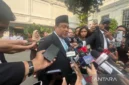 Said Iqbal menjawab pertanyaan wartawan di Kompleks Istana Kepresidenan, Jakarta, Senin (8/6/2026). Poto : ANTARA 