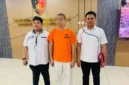 Penyidik Direktorat Tindak Pidana Tertentu (Dittipidter) Bareskrim Polri menahan Direktur Utama PT Mitra Mentari Sentosa (MMS), Whu Zeng Xie (tengah).( poto : ANTARA)