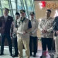 Menteri Haji dan Umrah RI Mochamad Irfan Yusuf memimpin konferensi pers, Selasa (23/6/2026).( poto : ANTARA )