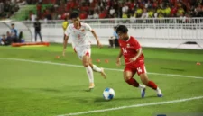 Pemain timnas U19 Indonesia Fabio Azkairawan (kanan).( poto : ANTARA )