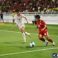 Pemain timnas U19 Indonesia Fabio Azkairawan (kanan).( poto : ANTARA )