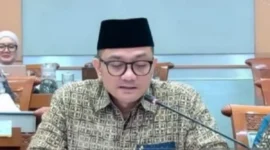 Kepala Badan Pelaksana BPKH Fadlul Imansyah dalam rapat dengar pendapat bersama Komisi VIII DPR RI di Jakarta, Selasa (23/6/2026). ( poto : kabarin.com )