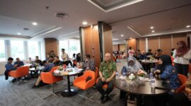 Jurusan Ilmu Sosial dan Ilmu Politik Fakultas Hukum Universitas Jambi Universitas Jambi menggelar diskusi publik fintech digital.( poto : jamberita.com )