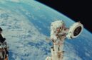 Ilustrasi astronot di luar angkasa.(Unsplash/NASA)