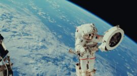 Ilustrasi astronot di luar angkasa.(Unsplash/NASA)