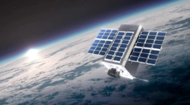 Ilustrasi satelit GHGSat. ( poto : kompas.com )