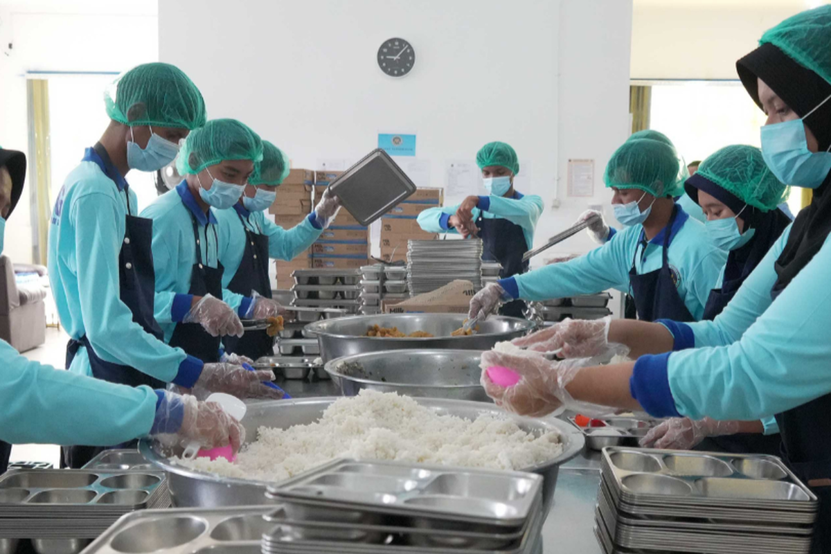 Ilustrasi Satuan Pelayanan Pemenuhan Gizi (SPPG)/Dapur MBG.( poto : kompas.com )