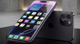 Ilustrasi iPhone generasi terbaru yang hadir dengan layar lengkung di keempat sisi (quad-curved display). (GSM Arena)