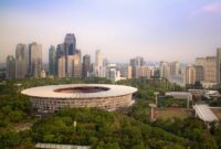 Ilustrasi GBK ,Jakarta pusat ( poto : kompas.com ).