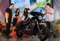 Keeway Road Falcon resmi meluncur dengan harga Rp 57 jutaan.( poto : KOMPAS.com/FATHAN)