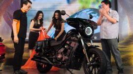 Keeway Road Falcon resmi meluncur dengan harga Rp 57 jutaan.( poto : KOMPAS.com/FATHAN)