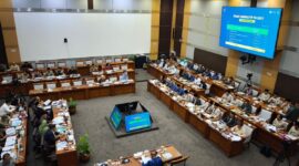 Rapat Komisi VIII DPR RI bersama Menteri Agama (Menag) Nasaruddin Umar dan mitra lainnya di Gedung DPR, Jakarta, Rabu (17/6/2026). ( poto : kompas.com )