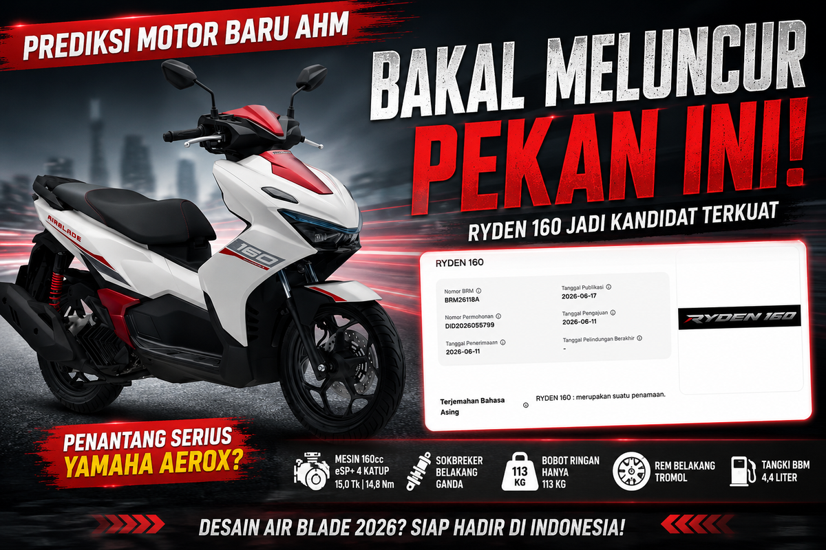 Prediksi motor baru AHM yang bakal meluncur pekan ini.(Edited by ChatGPT)