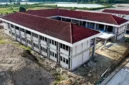 Pembangunan gedung Sekolah Rakyat tahap II.( poto : ANTARA ).