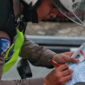 Ilustrasi tilang polisi. Foto: Ari Saputra/Detik.com