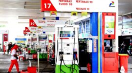 Ilustrasi SPBU Pertamina (.Pinterest)