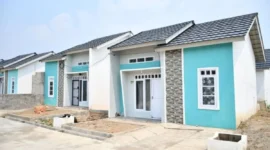 Rumah subsidi bagi Masyarakat Berpenghasilan Rendah ( poto : ANTARA )