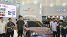 Chery Q mencatat biaya energi sekitar Rp181 per kilometer berdasarkan penggunaan listrik rumah tangga.( poto : ANTARA )