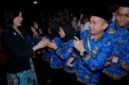 Menteri Pariwisata Widiyanti Putri Wardhana saat menghadiri prosesi sumpah Pegawai Negeri Sipil. ( poto : ANTARA )