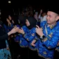 Menteri Pariwisata Widiyanti Putri Wardhana saat menghadiri prosesi sumpah Pegawai Negeri Sipil. ( poto : ANTARA )