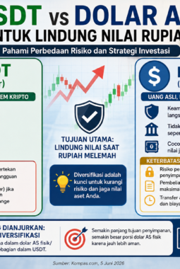 USDT vs Dolar AS untuk Lindung Nilai Rupiah: Ini Perbedaan Risiko dan Strateginya