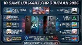 Sudah mengeluarkan anggaran sekitar Rp3 jutaan untuk membeli HP dengan spesifikasi layar 144Hz, tapi saat bermain game masih terasa biasa saja dan hanya berj…. Foto: JournalArta