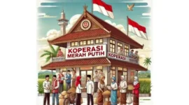 ILustrasi - Poto Gedung Koperasi Merah Putih