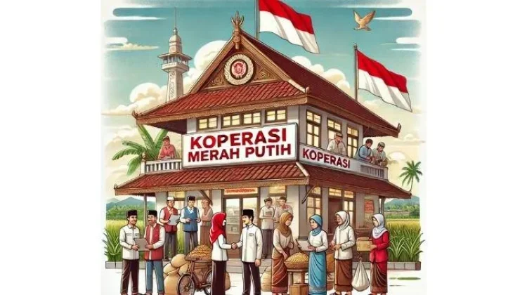 ILustrasi - Poto Gedung Koperasi Merah Putih
