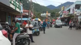 Lokasi Parkiran di Jantung Kota Sungai Penuh. Foto: RRI Sungai Penuh