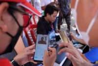 Ilustrasi daftar myPertamina. Foto: Antara Foto/Adwit B Pramono
