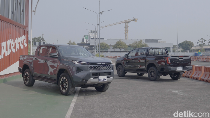 Toyota Hilux Terbaru. Foto: Muhammad Hafizh Gemilang/detikOto