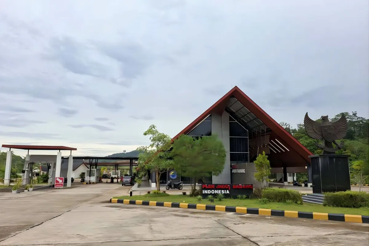 Suasana PLBN Jagoi Babang, Kabupaten Bengkayang, Kalbar ( ilustrasi poto : ANTARA )