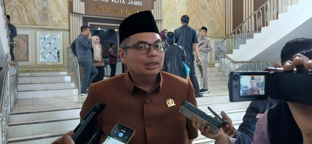 Ketua DPRD Kota Jambi, Kemas Faried Alfarelly.(poto: jambiprima.com).