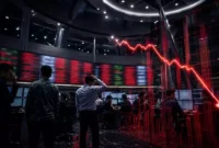 Perdagangan saham. (Ilustrasi oleh AI)