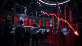 Perdagangan saham. (Ilustrasi oleh AI)
