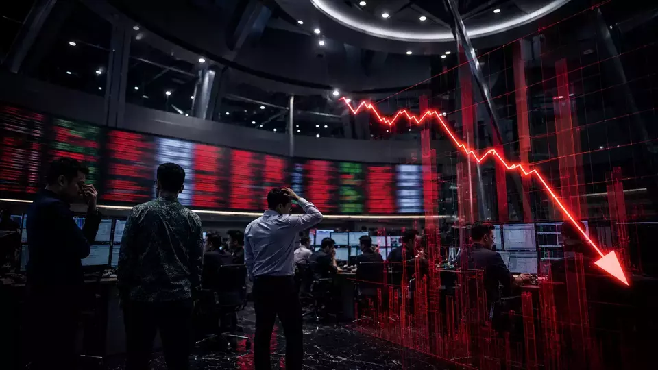 Perdagangan saham. (Ilustrasi oleh AI)