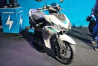 Yamaha Aerox E, motor listrik pertama Yamaha di India(RUSHLANE)