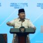 Presiden RI Prabowo Subianto saat menghadiri puncak peringatan Hari Koperasi ke-79 di Indonesia Arena, Senayan, Jakarta, Minggu (12/7/2026). (Dok. YouTube Setpres)