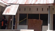 Inilah Tempat Kejadian Perkara (TKP) tempat berlangsungnya rekontruksi, Rabu (29/7/2026), kasus 3 santri yang terbakar dalam ruangan tersebut swhingga menyebabkan luka dan seorang santri meninggal dunia.(poto: kompas.com).