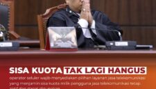 MK putuskan sisa kuota internet tidak boleh hangus.(poto: oegopost.id ).