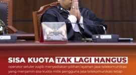 MK putuskan sisa kuota internet tidak boleh hangus.(poto: oegopost.id ).