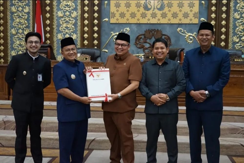 Pendapatan Kota Jambi Naik Rp23,4 Miliar, Maulana Sampaikan Rancangan APBD Perubahan 2026.(poto: jambiprima.com).