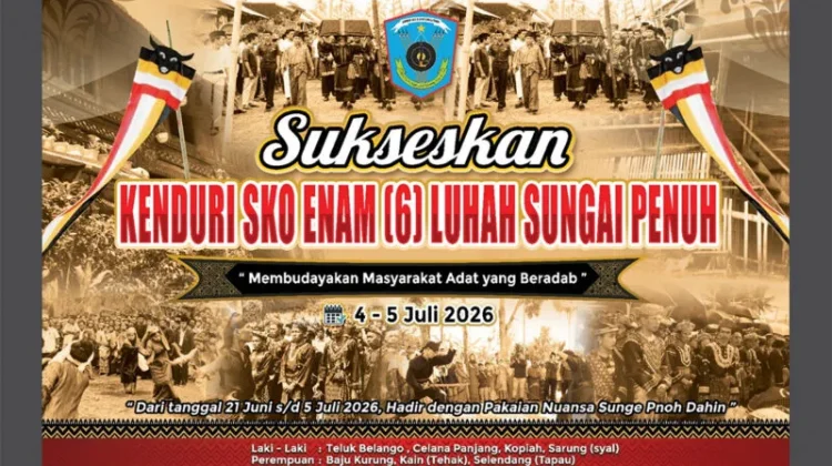 Rangkaian Acara Kenduri Sko Sungai Penuh 2026 Siap Digelar, Angkat Nilai Adat