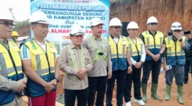 Peletakan Batu pertama Gedung Rumah Sakit Kerinci,Foto; Asep Sanjaya/RRI Sungai Penuh
