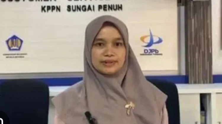 Kepala Seksi Bank KPPN Sungai Penuh, Lusi Winanda Restu, Foto; Asep Sanjaya/RRI Sungai Penuh
