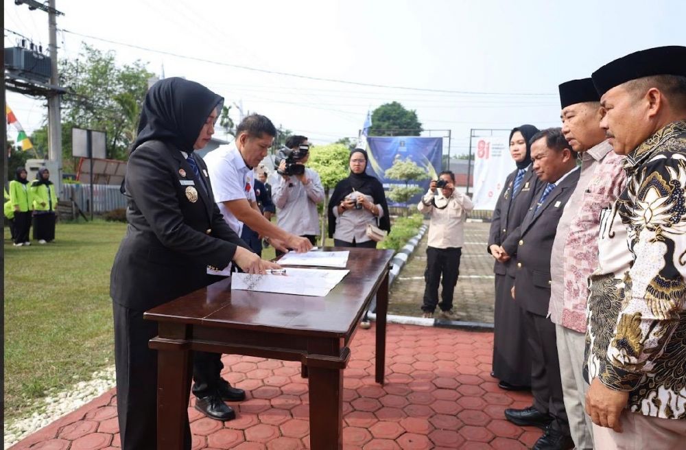 Kantor Wilayah Kementerian Hukum Jambi menggandeng Badan Riset dan Inovasi Daerah untuk memperkuat kekayaan intelektual provinsi jambi.(poto: jamberita.com).