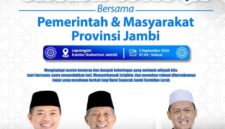 Pemerintah Provinsi Jambi mengundang seluruh lapisan warga untuk menggelar sholat istisqa pemprov jambi secara berjamaah di pusat pemerintahan kota.(poto: oegopost.id).