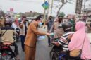 Bupati Muaro Jambi Bambang Bayu Suseno memimpin langsung kegiatan pencegahan bahaya kabut asap ini bersama jajaran Forkopimda.(poto: oegopost.id).
